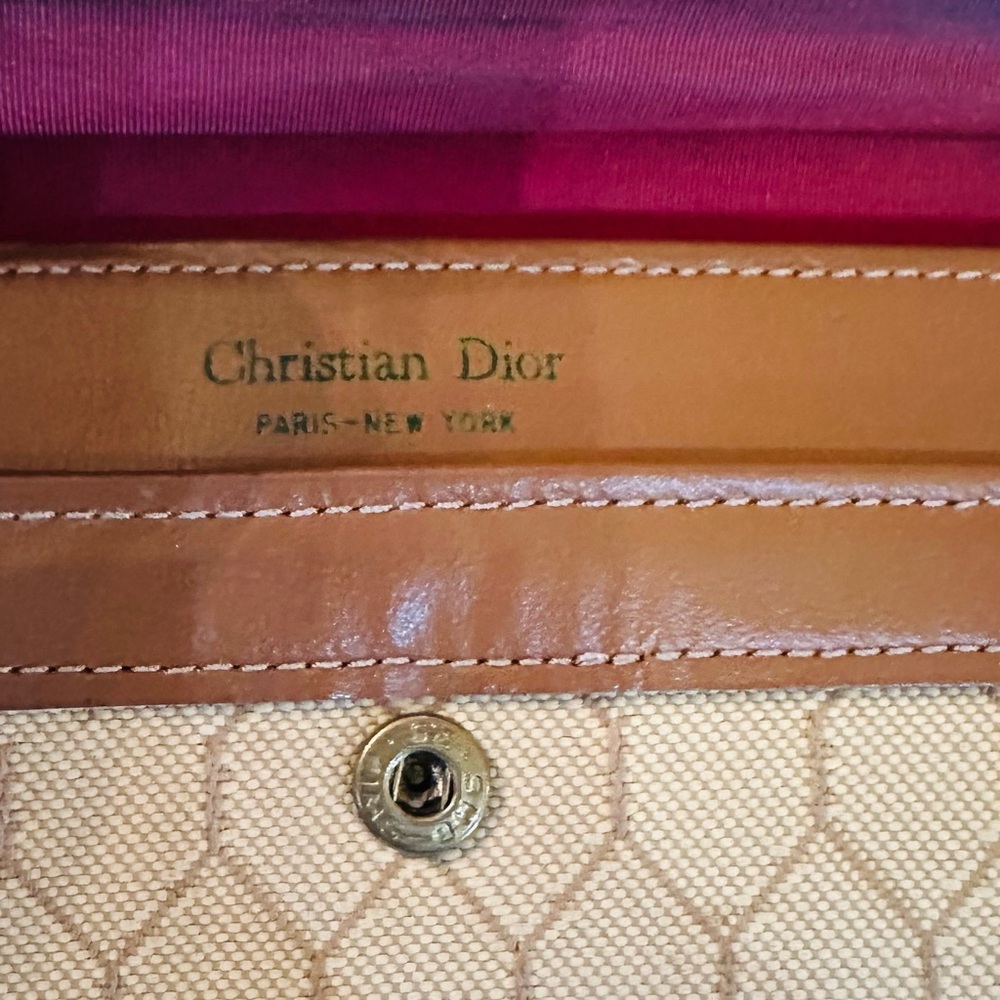 Christian dior vintage wallet Brown and Tan color - Picture 3 of 10